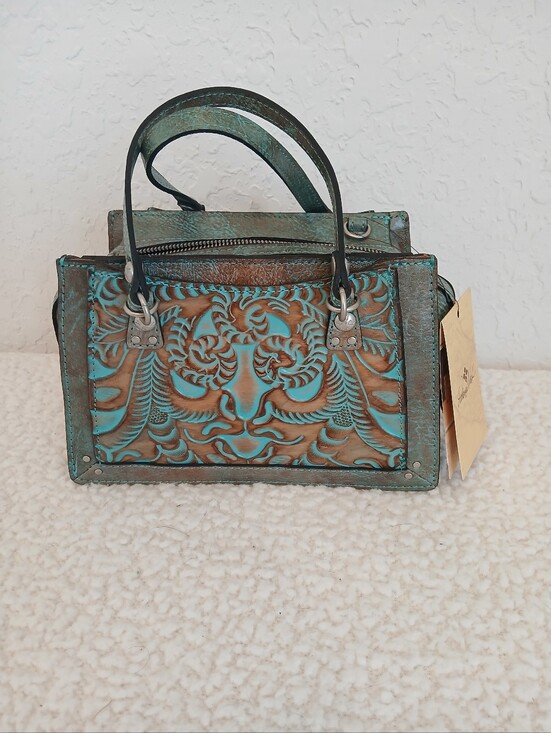 Patricia Nash Handbags - Patricia Nash Corana Tooled Turquoise NWT
